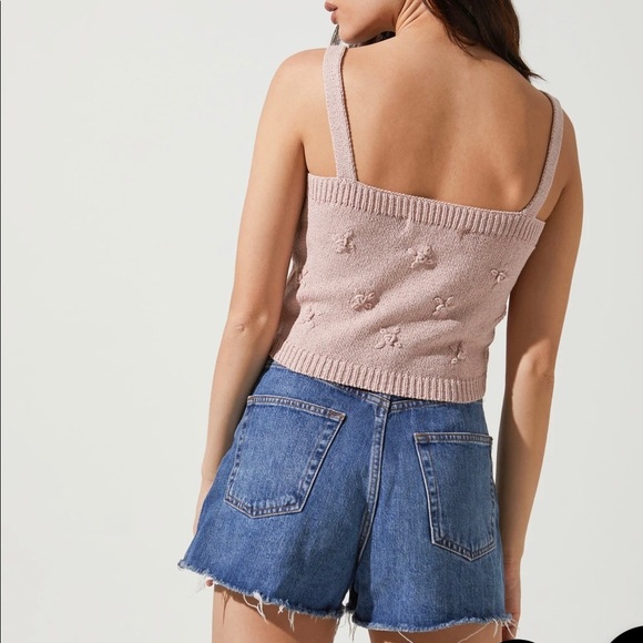 Astr Sunday Morning Tank and Shorts Set- Dusty Rose - Picture 6 of 10